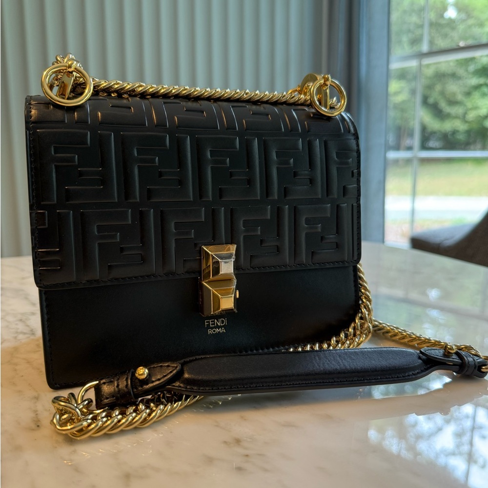 Fendi Kan I Small Leather Handbag - Picture 3 of 10